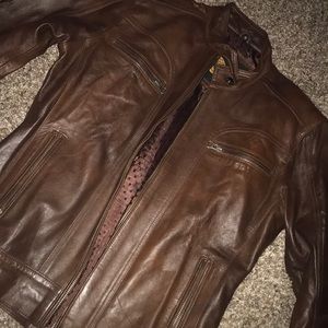 Real leather Jacket Brown